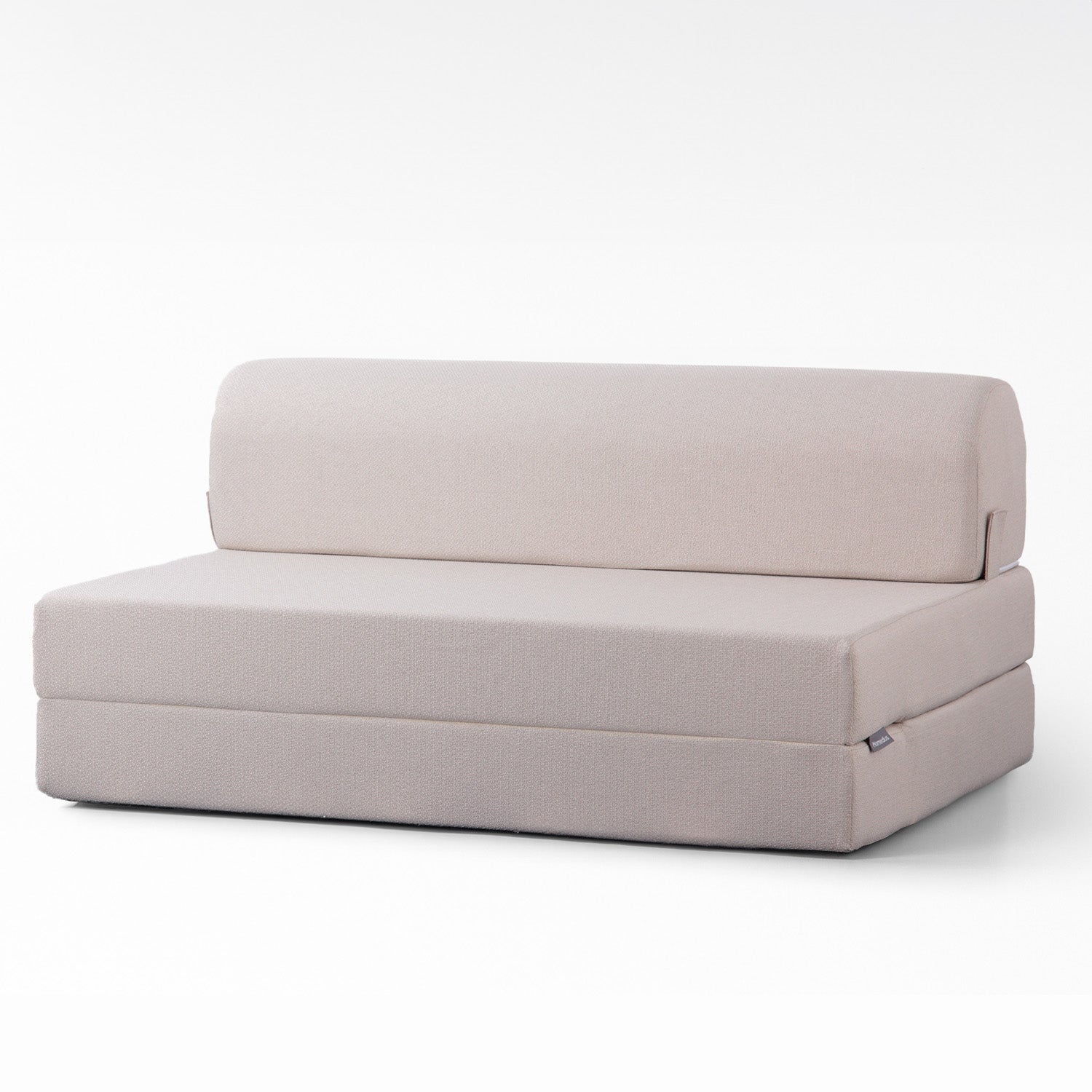 Magic Keten Görünümlü Katlanır Yataklı Koltuk Çift Kişilik Bej