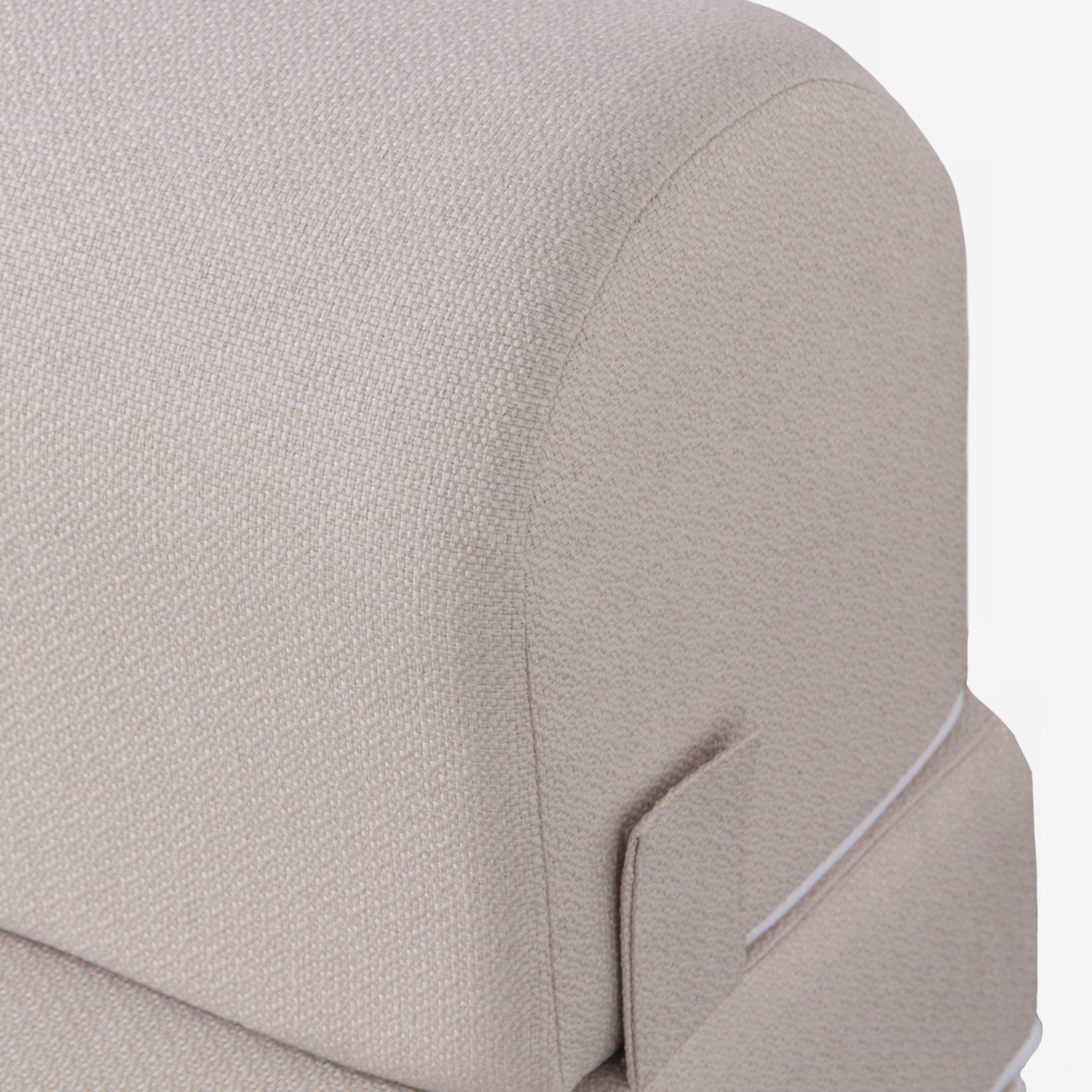 Magic Keten Görünümlü Katlanır Yataklı Koltuk Çift Kişilik Bej