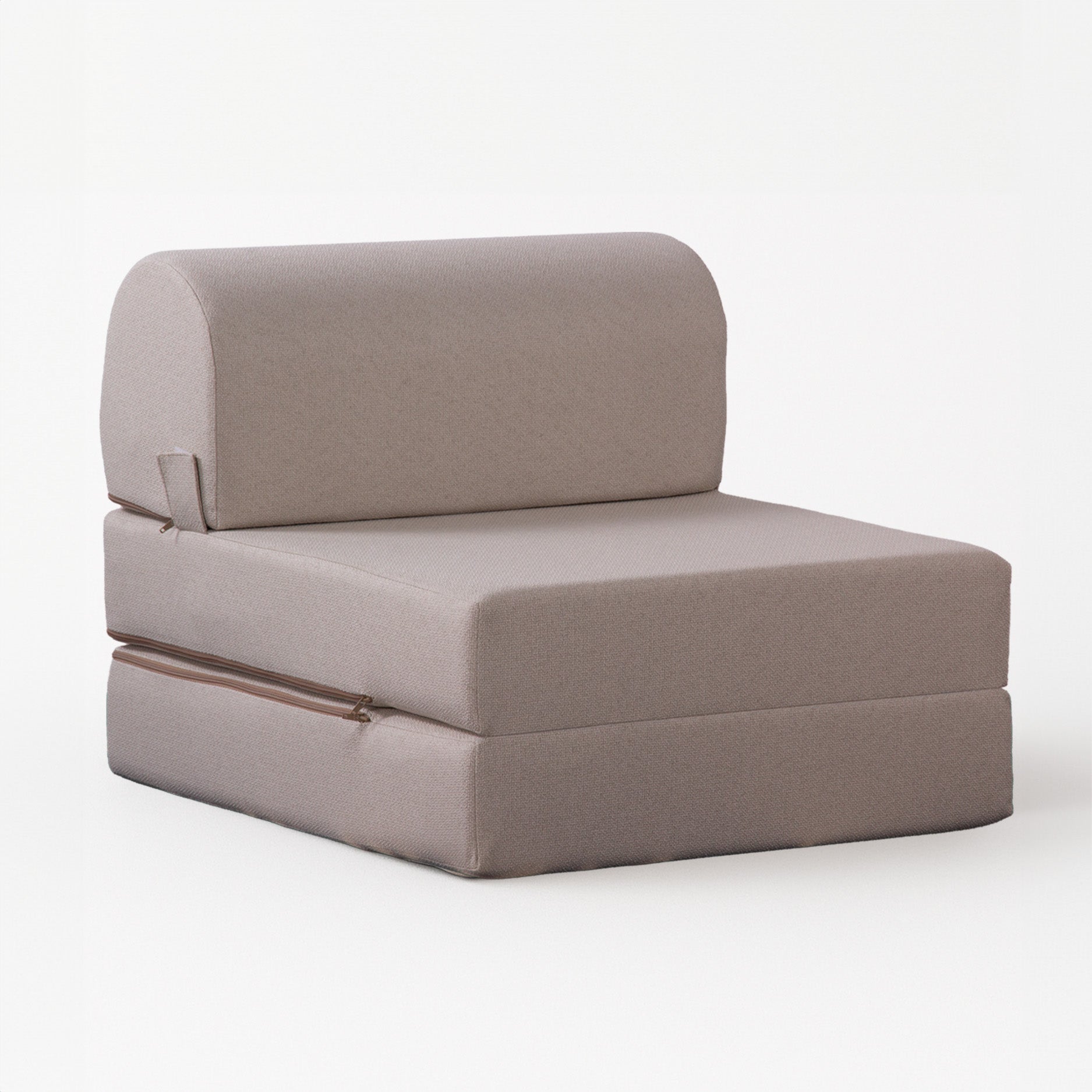 Magic Keten Katlanır Yataklı Koltuk Tek Kişilik Bej