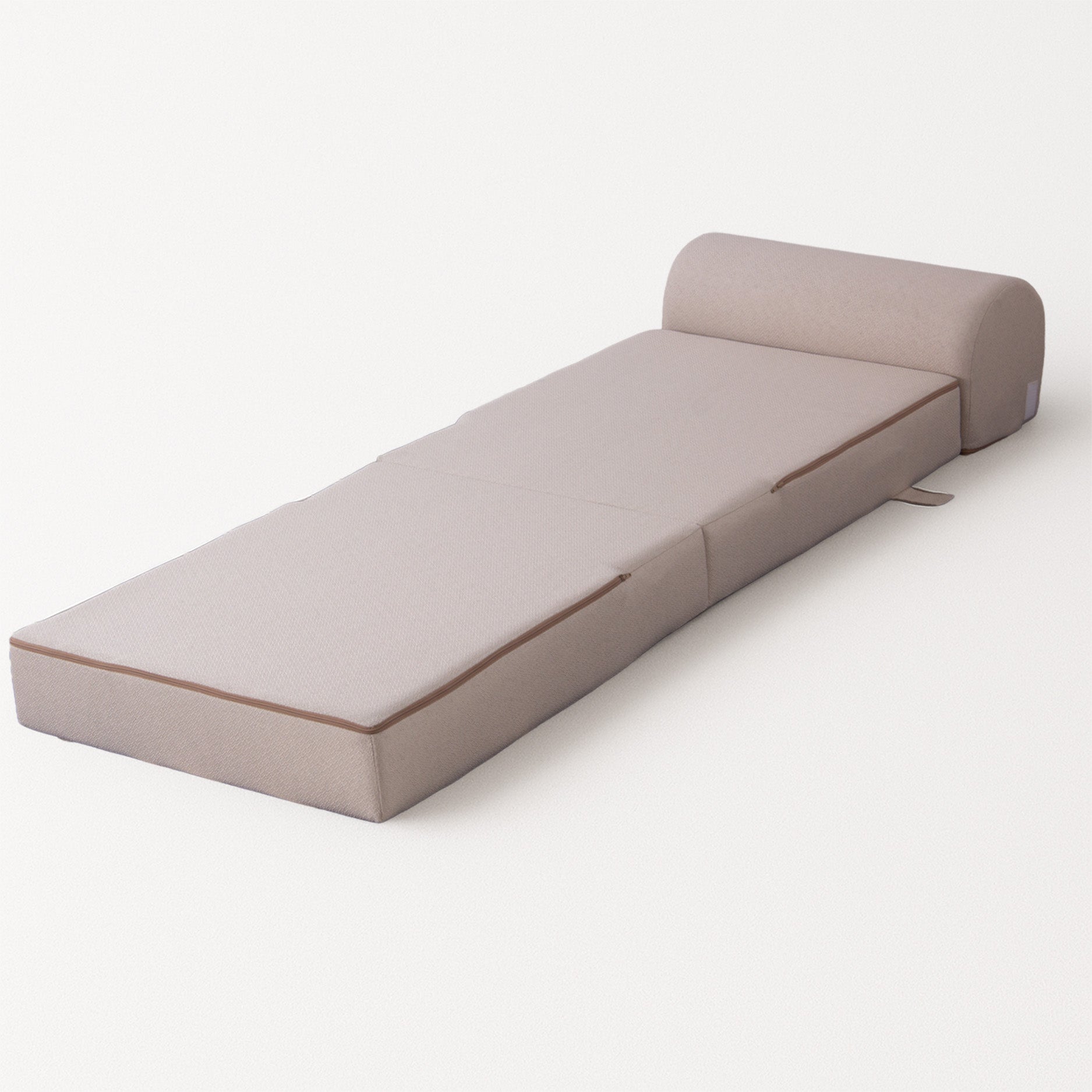 Magic Keten Katlanır Yataklı Koltuk Tek Kişilik Bej