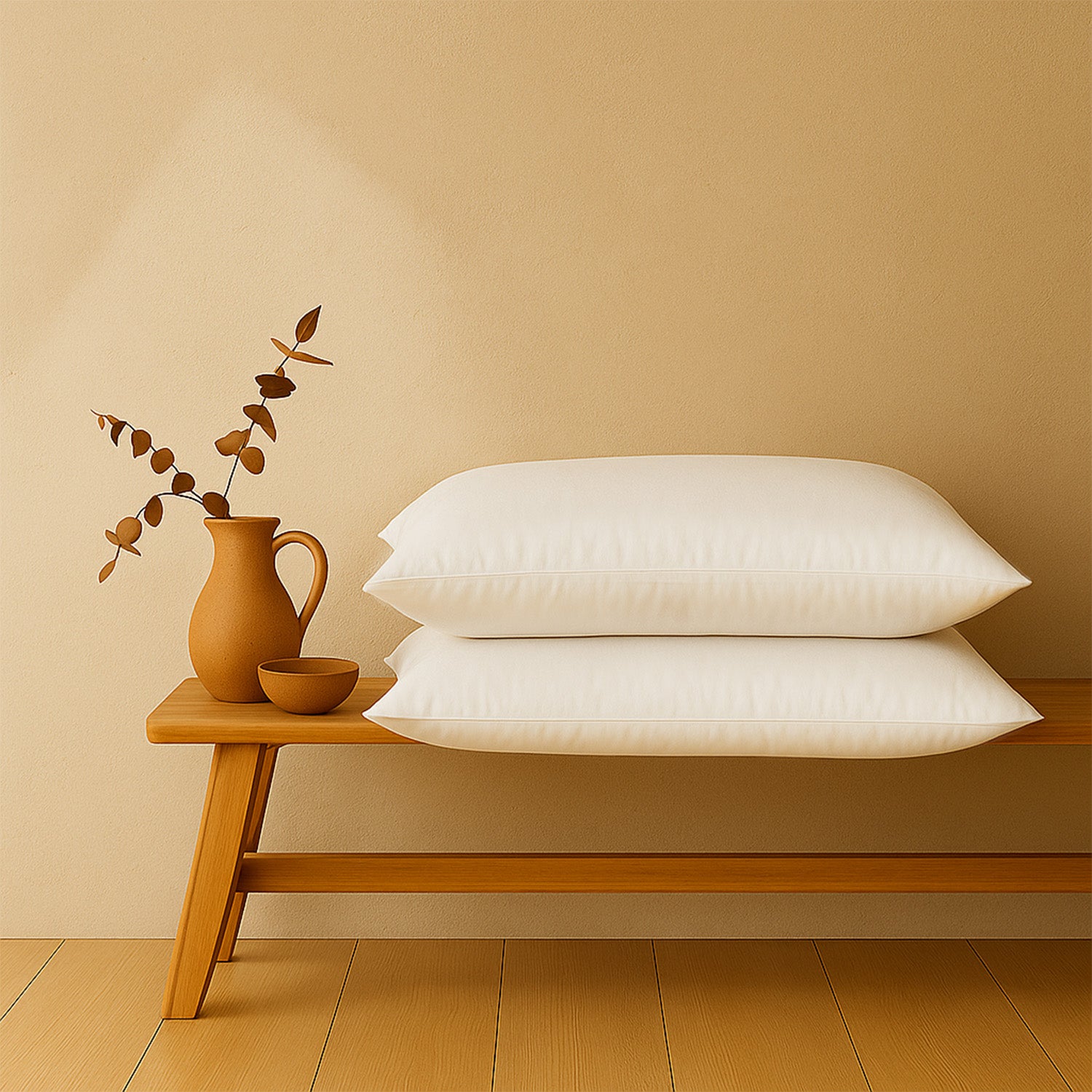 Microfiber Ultra 2 Adet Dolgulu Yumuşak Yüksek Antialerjik Yastık 50x70 cm