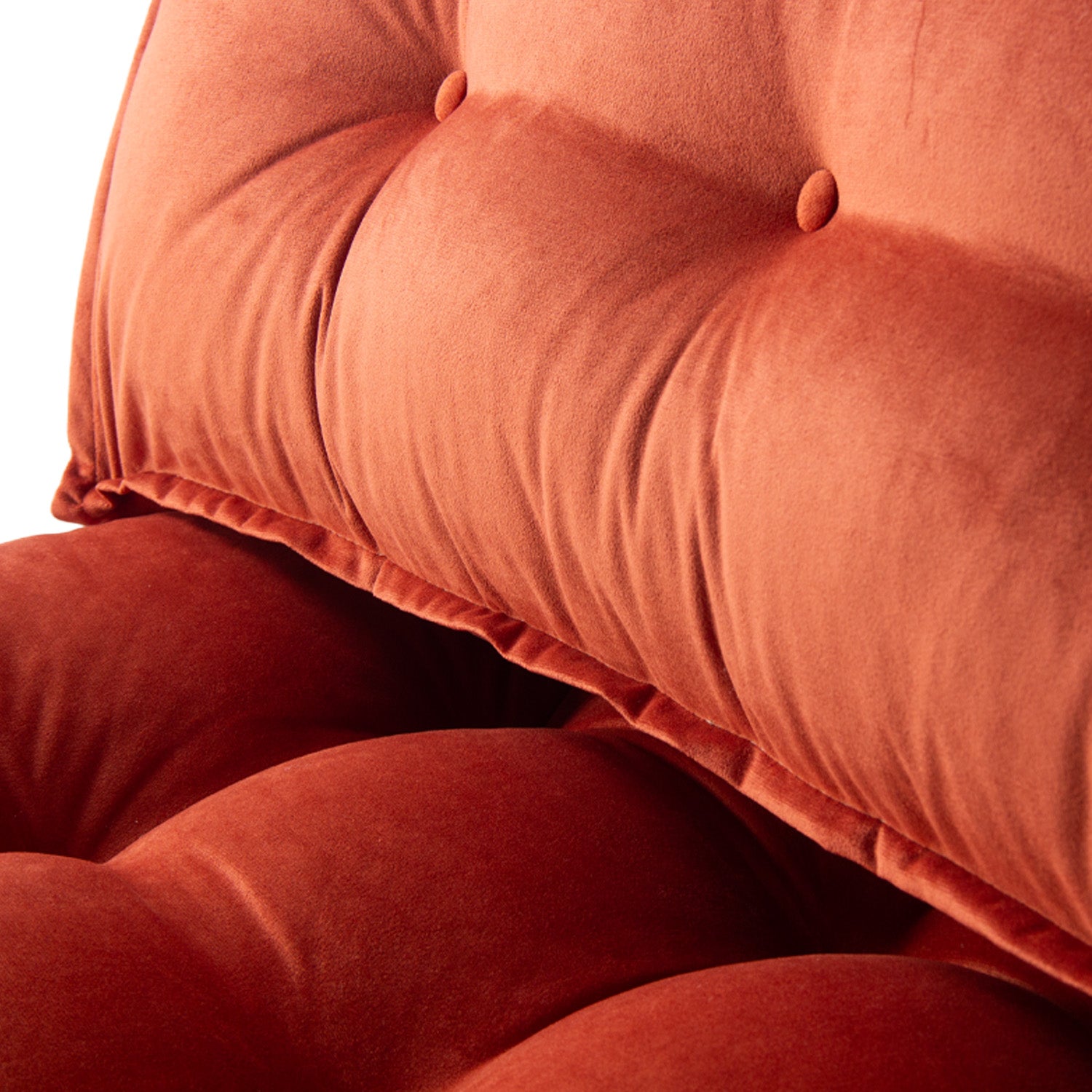 Mocca Çift Kişilik Katlanır Yatak Uzanma Koltuğu Kiremit