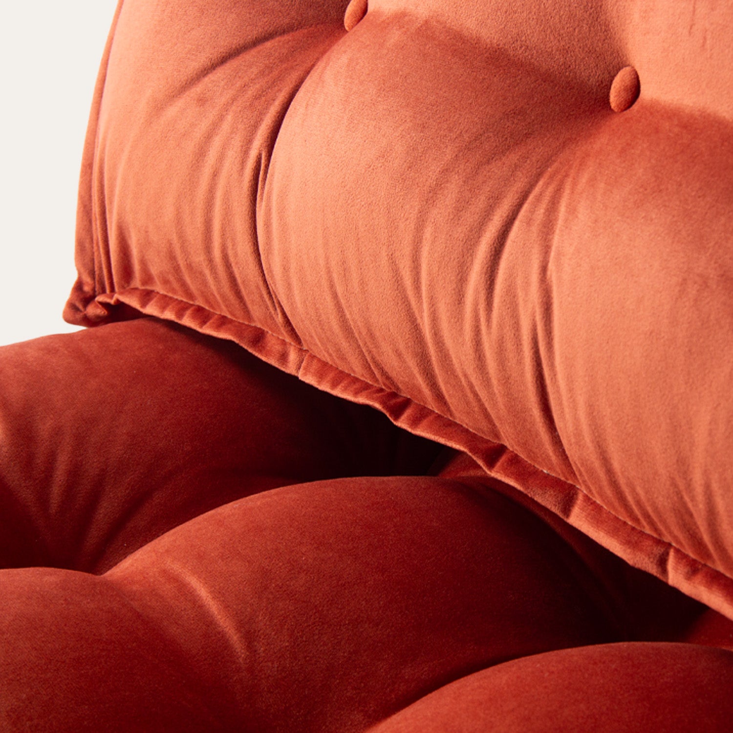 Mocca Tek Kişilik Katlanır Yatak Uzanma Koltuğu-Kiremit