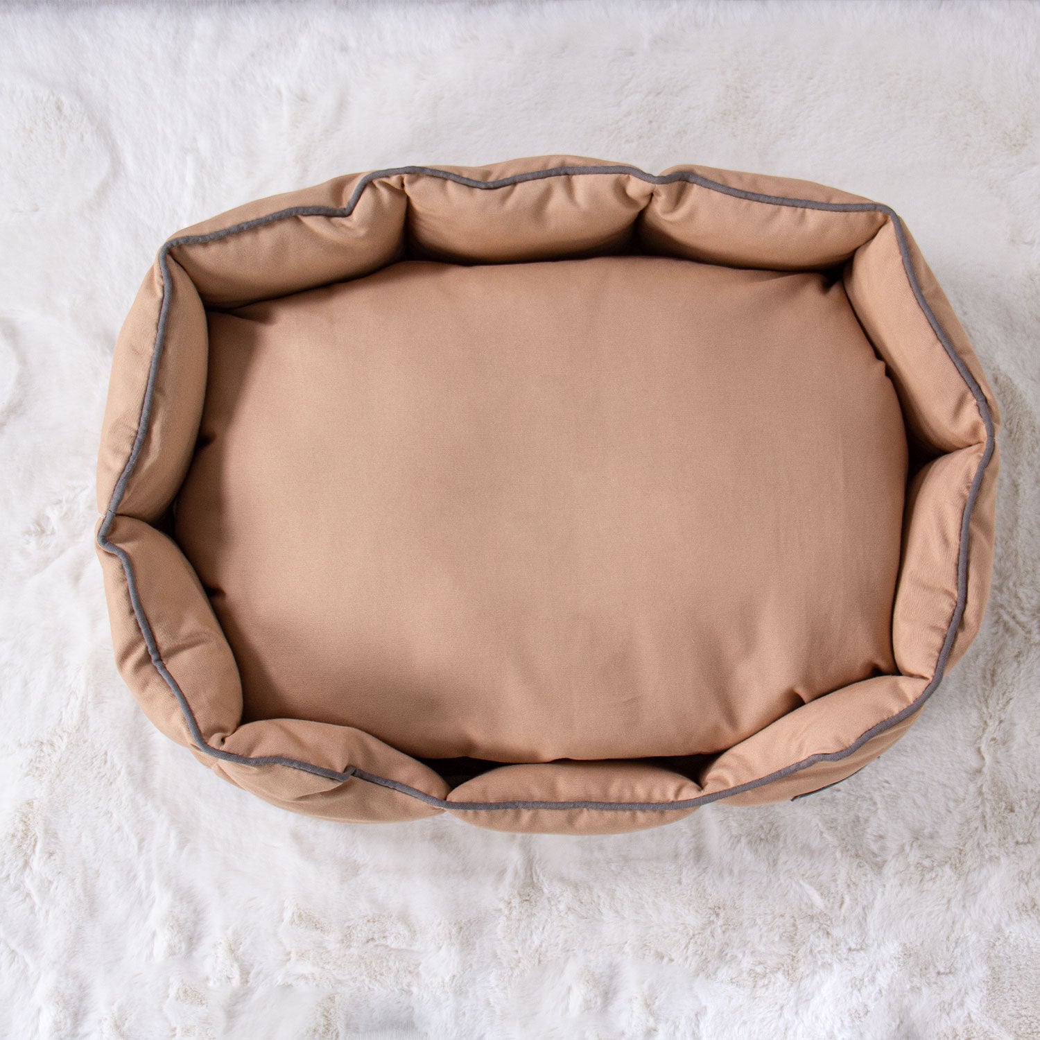 Maksim Kedi-Köpek Yatağı Suya Dayanıklı Yıkanabilir Sütlü Kahve-40x60 cm