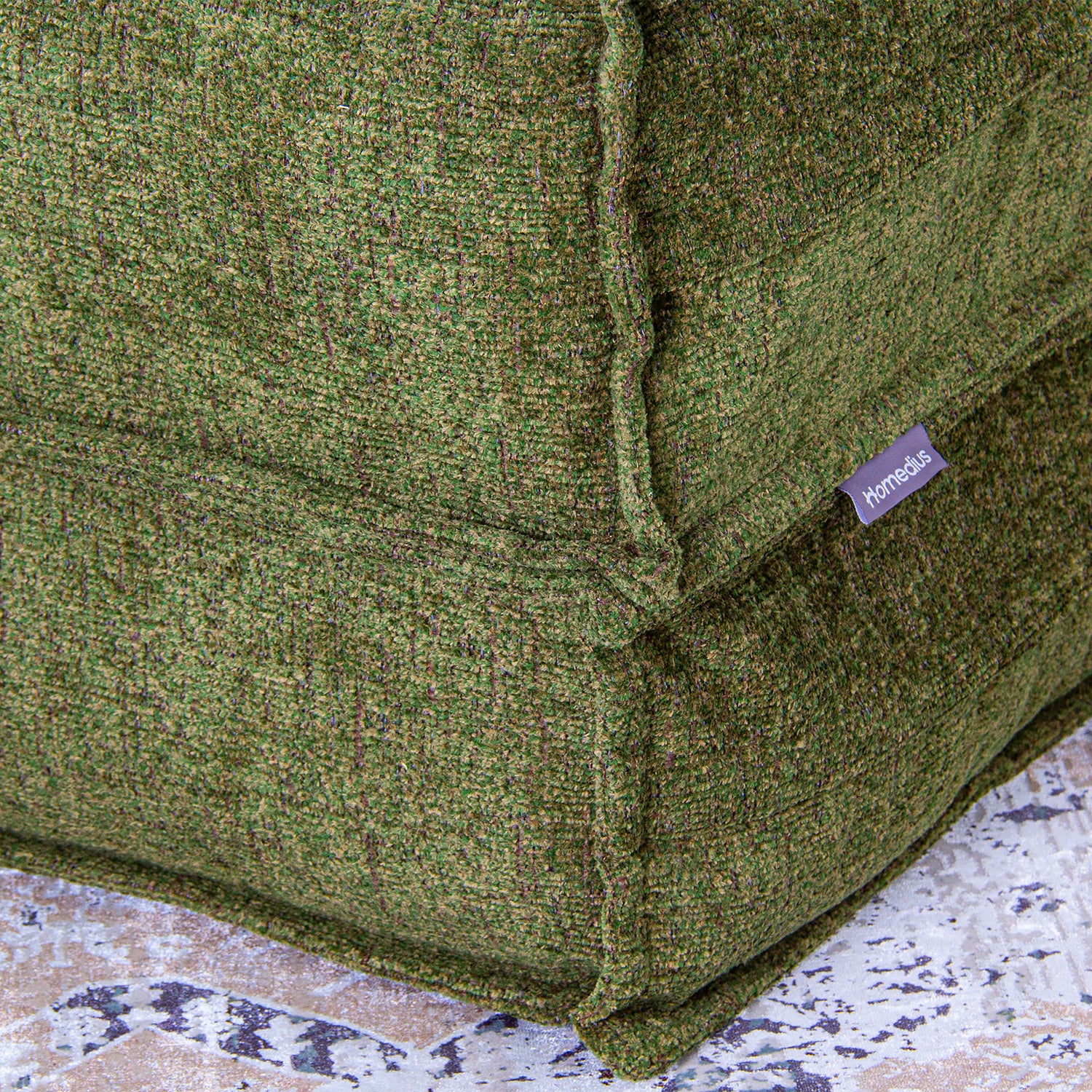 Mocca Buklet Dekoratif Yataklı Koltuk Tek Kişilik Yeşil