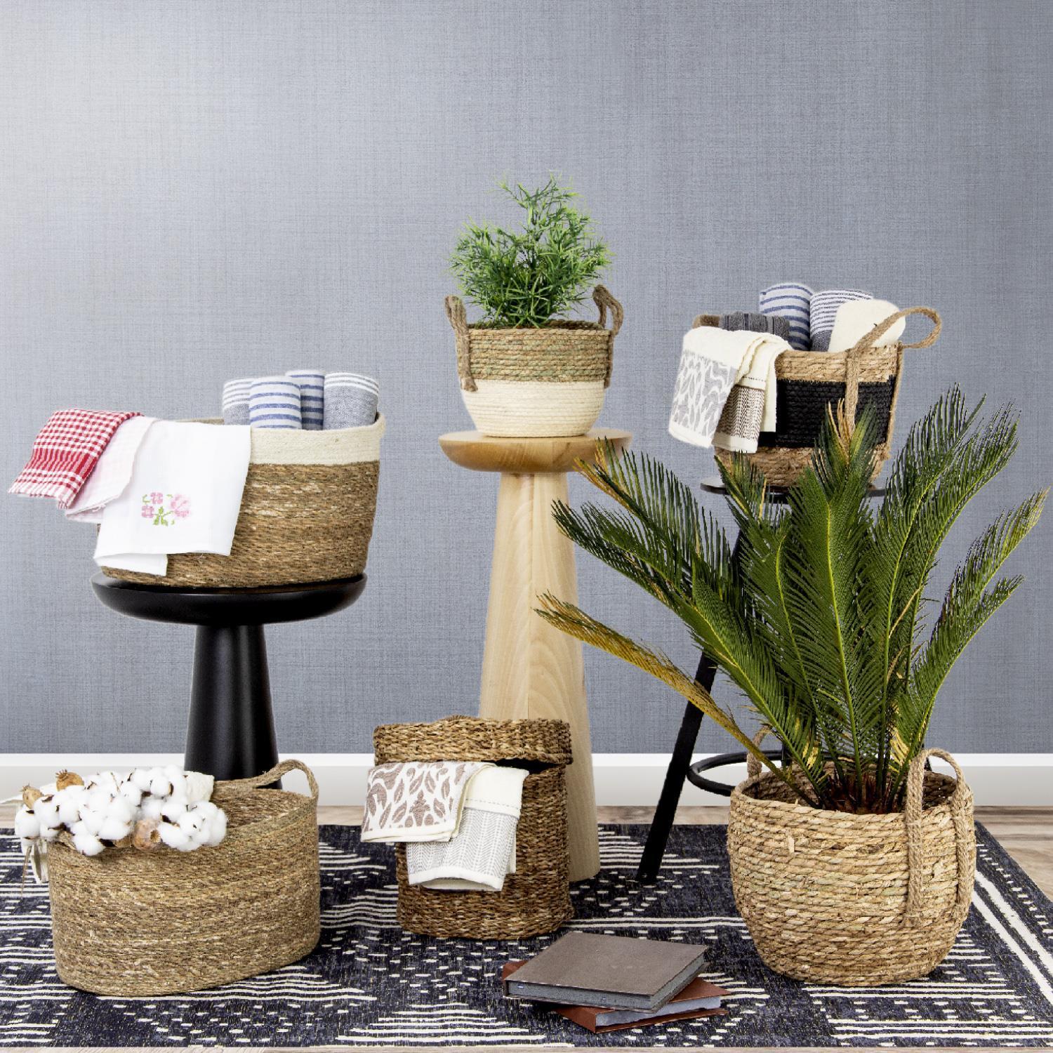 Kapaklı Sepet Hasır Large 31x31