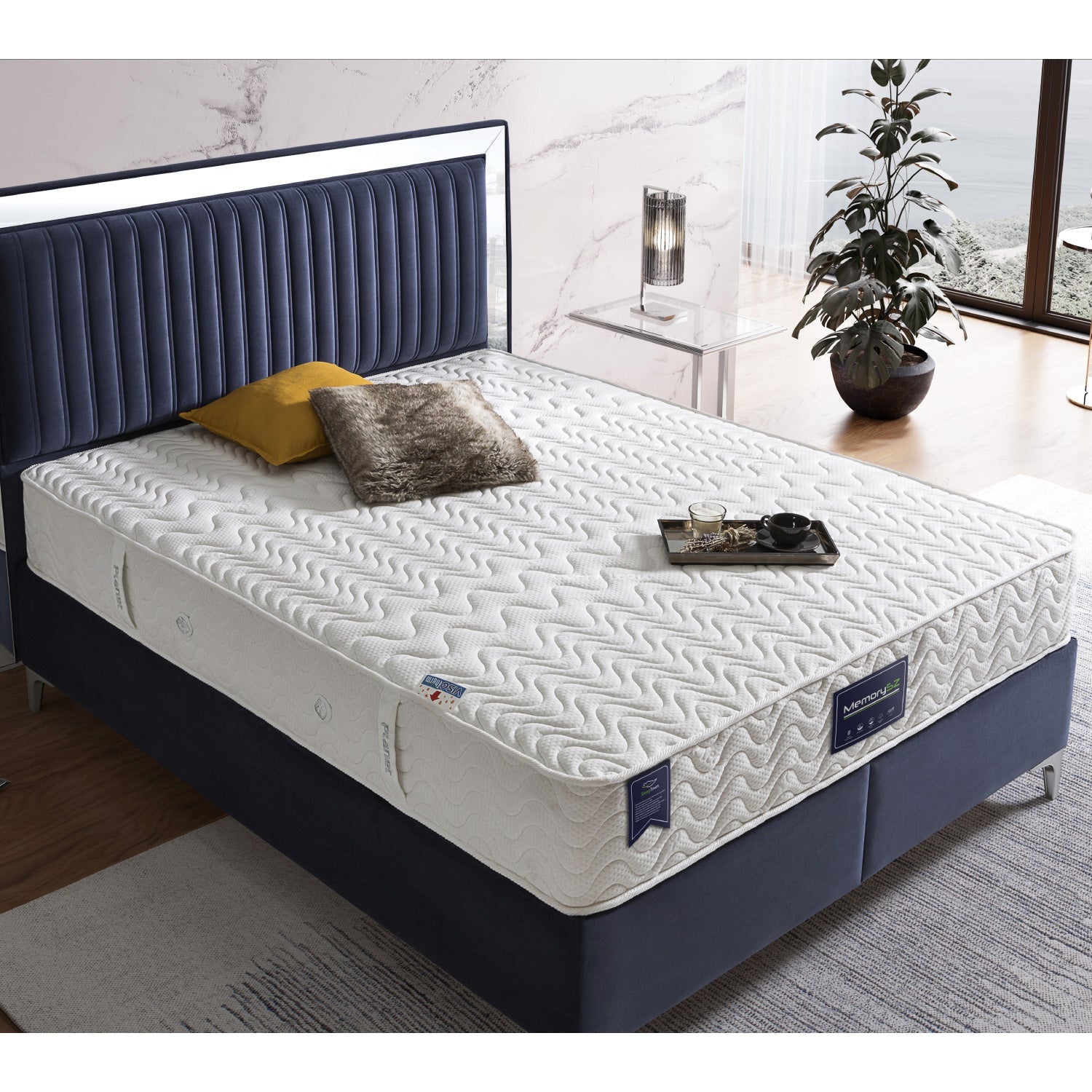 Homedius Memory 5z Multi5Zone Kuştüyü Pocket Yaylı Yatak Rollpack