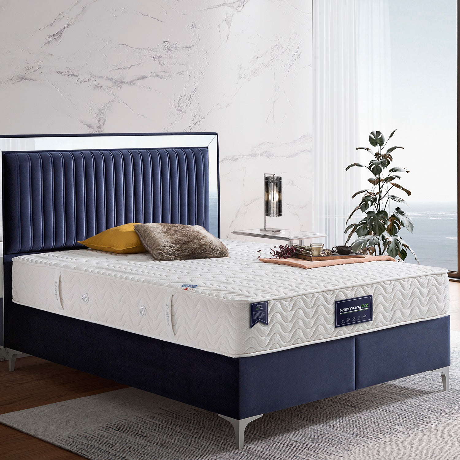 Homedius Memory 5z Multi5Zone Kuştüyü Pocket Yaylı Yatak